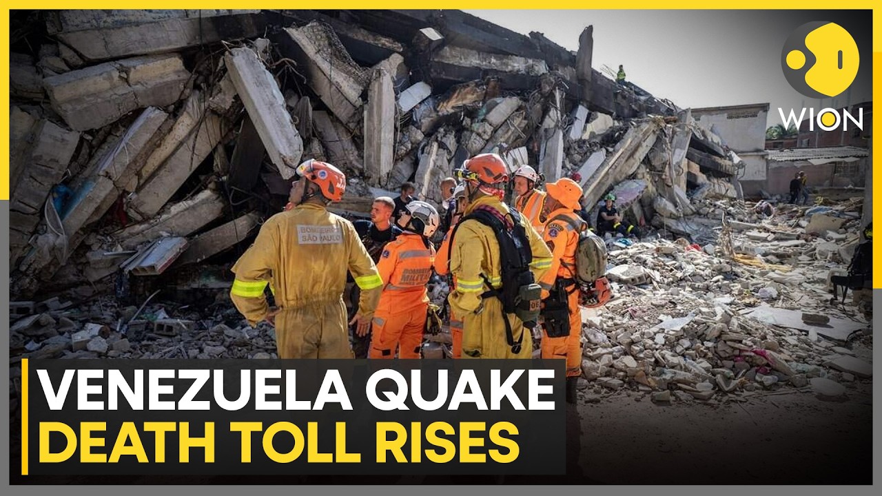 Venezuela Earthquake: Hundreds of Coffins Line La Guaira Port as Death Toll Rises | WION News