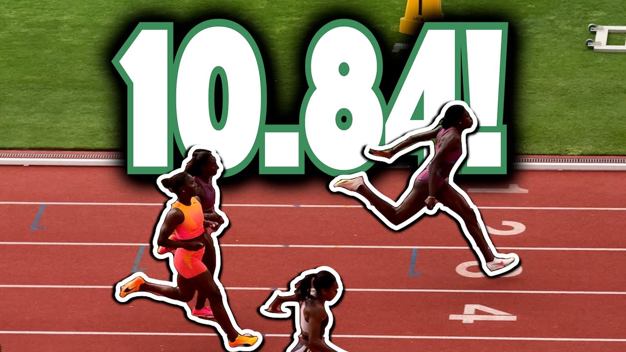 Rhasidat Adeleke DEFEATS Dina Asher-Smith & Julien Alfred In 100m 10.84!