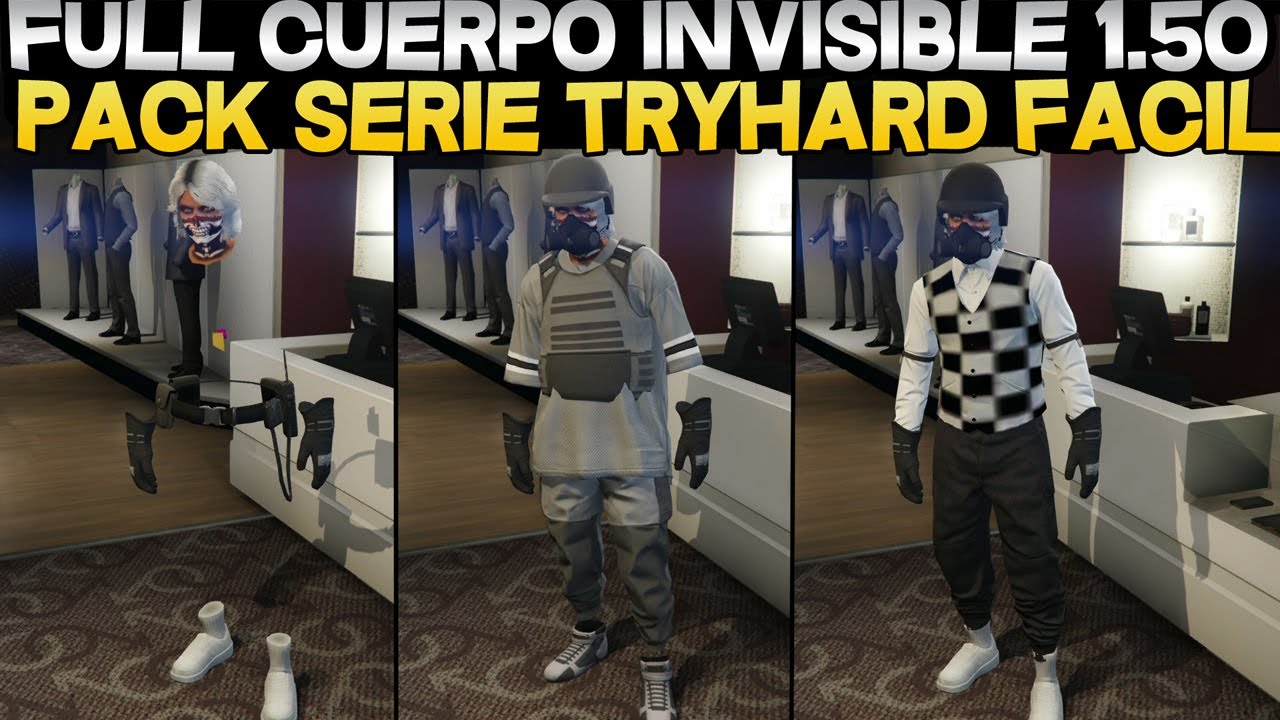*TENER CUERPO INVISIBLE FÁCIL, PACK CONJUNTROS TRYHARD* XBOX,PS4,PC | GTA V ONLINE 1.50