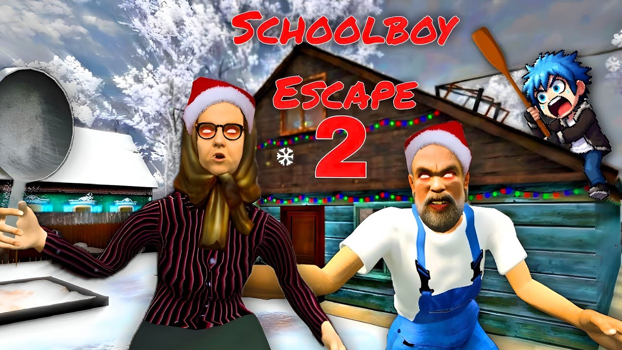 ESCAPANDO DA CASA DOS AVÓS NA VILA - SCHOOLBOY ESCAPE 2