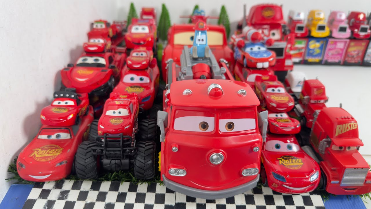Disney Pixar Cars Unboxing Review | Full Lightning McQueen, Tow Mater, Doc Hudson, Sally, Mack