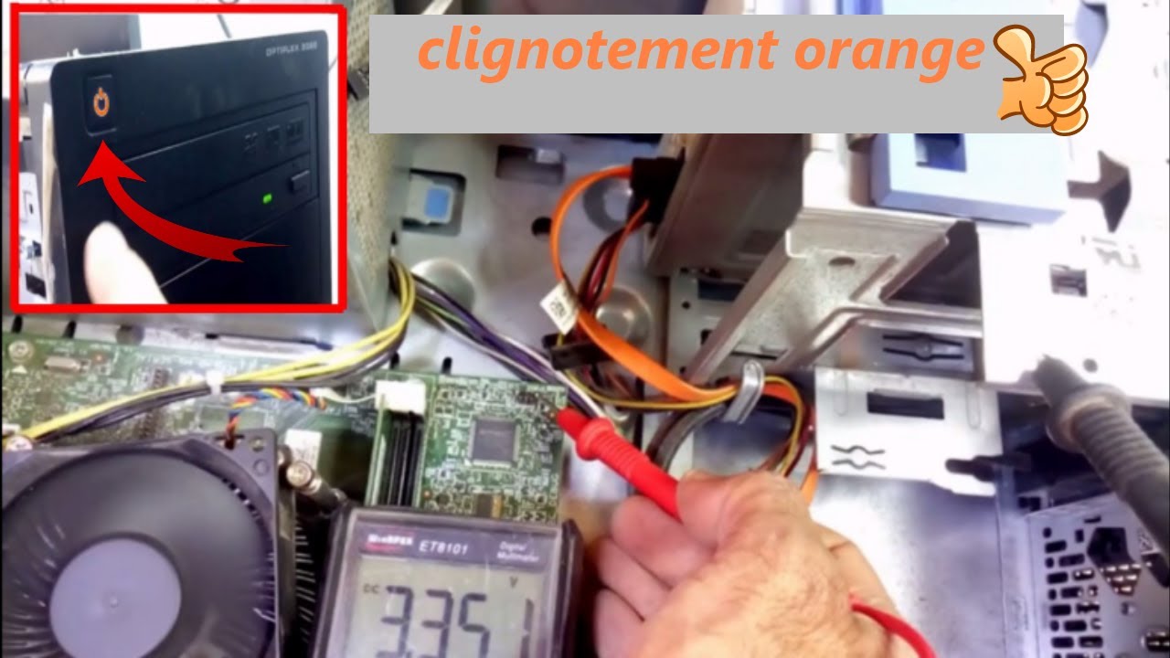 Résoudre le problème de clignotement orange avec PC DELL qui ne répond pas