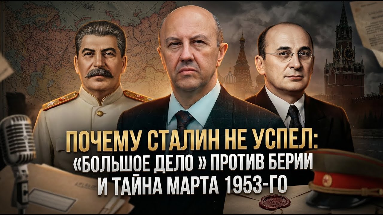 Андрей Фурсов | Почему Сталин не успел- «Большое дело» против Берии и тайна марта 1953-го