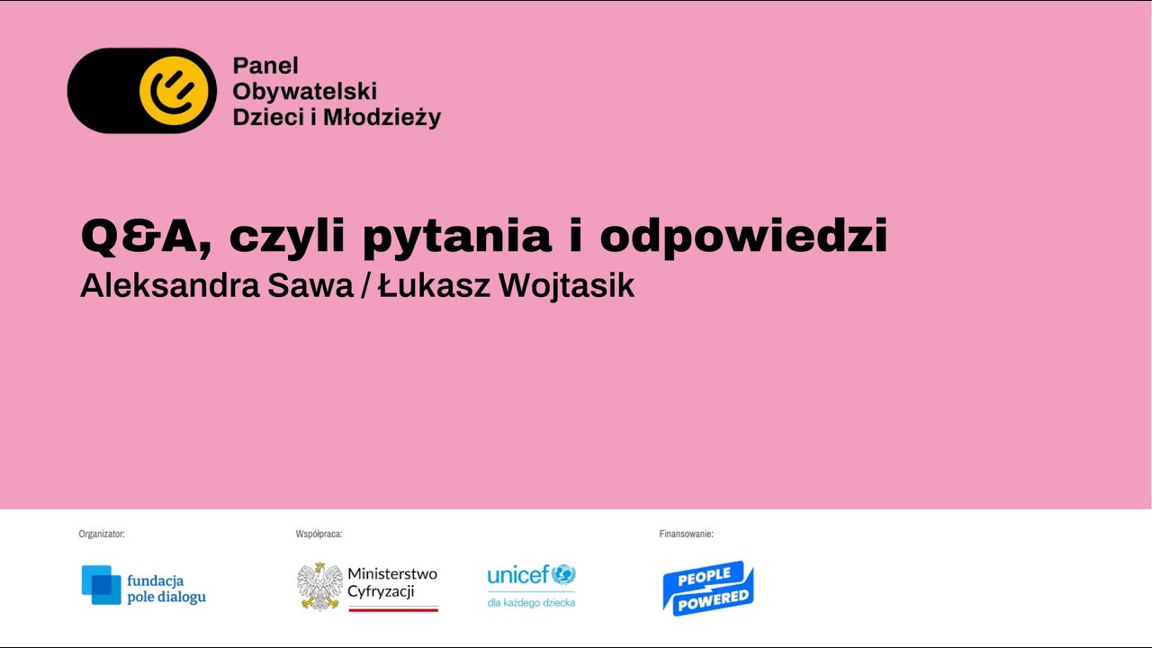 PODiM. Q&A, czyli pytania i odpowiedzi: Aleksandra Sawa / Łukasz Wojtasik