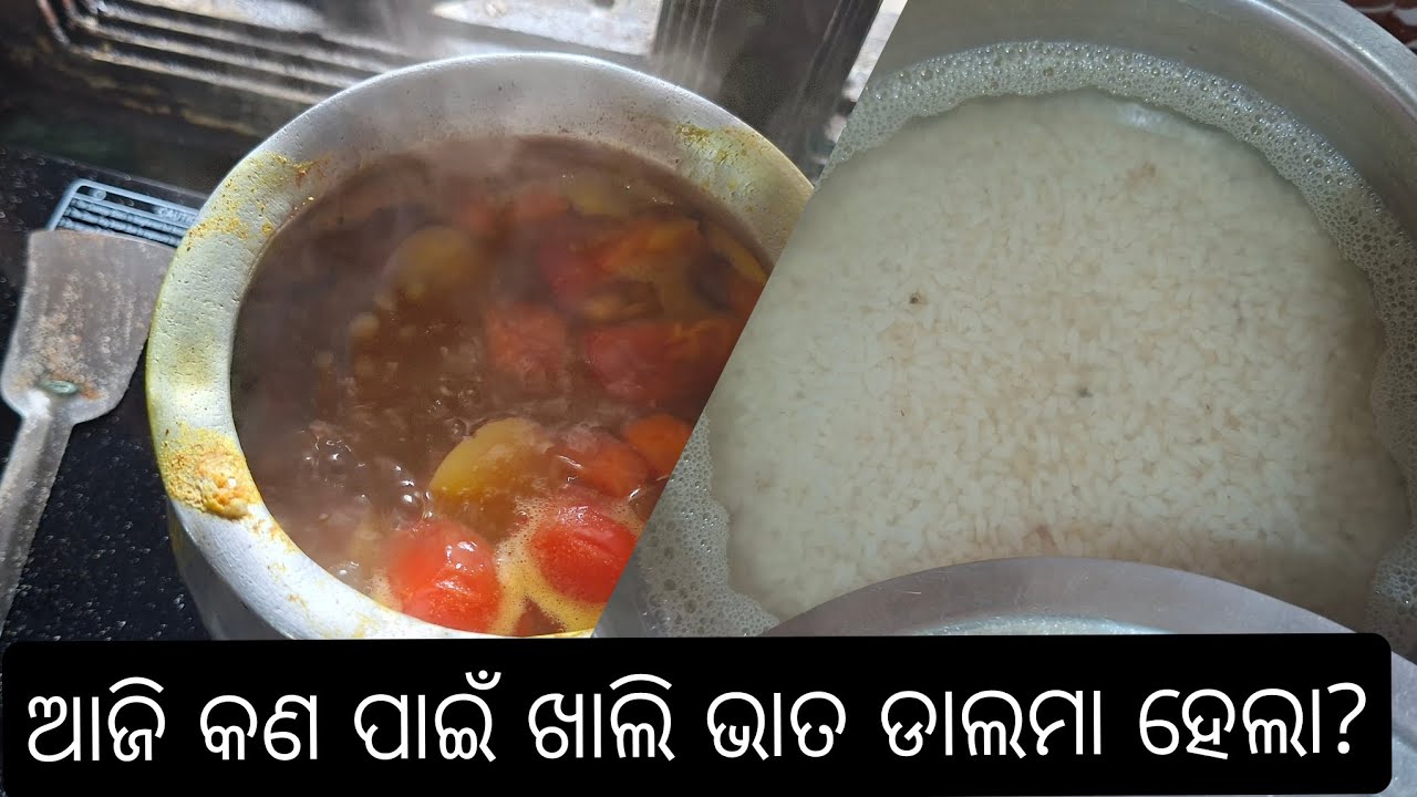 ଆଜି କଣପାଇଁ ଖାଲି ଭାତ ଡାଲମା ହେଲା। #odiavlog #odiarecipe  #food  #foodie #village #villagerlifestyle 