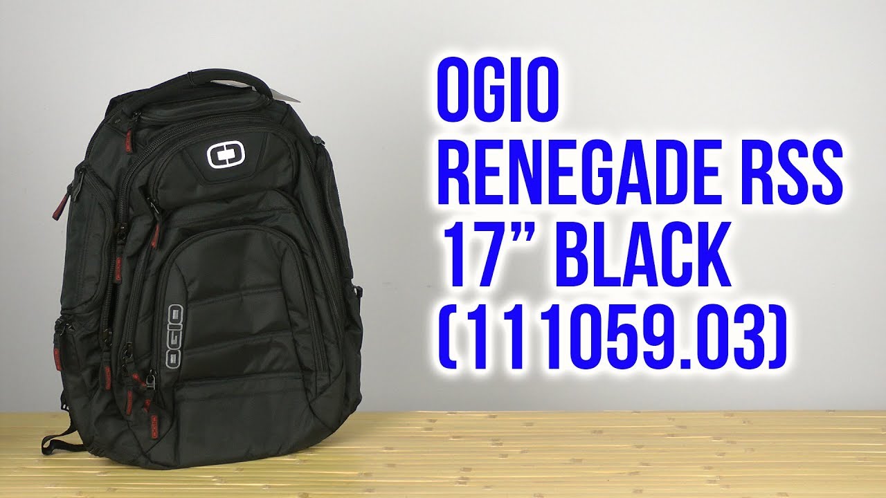 Распаковка OGIO Renegade RSS 17 Black 111059.03