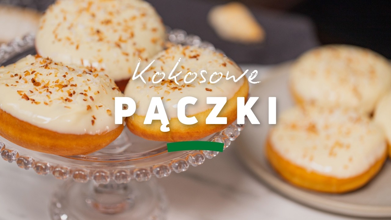 Kokosowe pączki to mój hit na tłusty czwartek. Krem dosłownie się wylewa