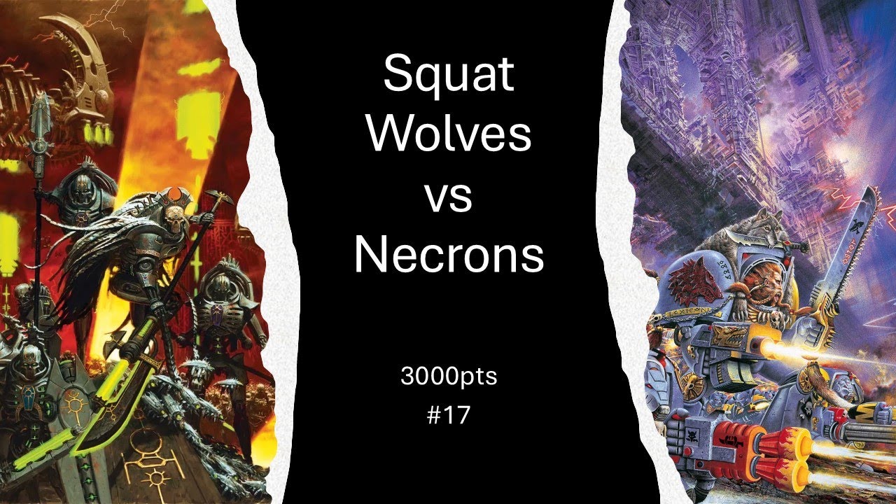 Space Wolves vs Necrons Warhammer 40K Battle Report