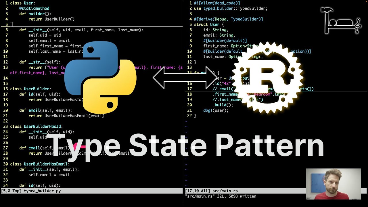 2B. Type State Pattern - From Python to Rust