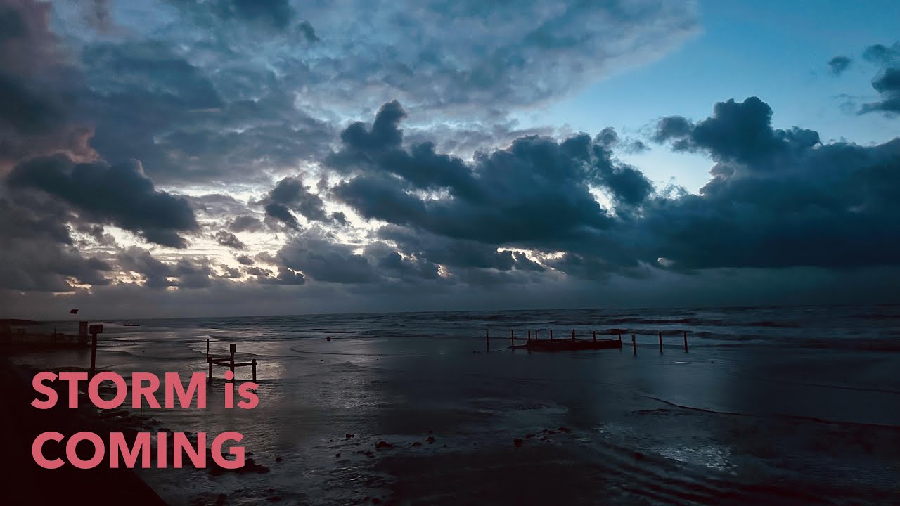 Live Tropical Storm Alberto hits Padre Island Texas