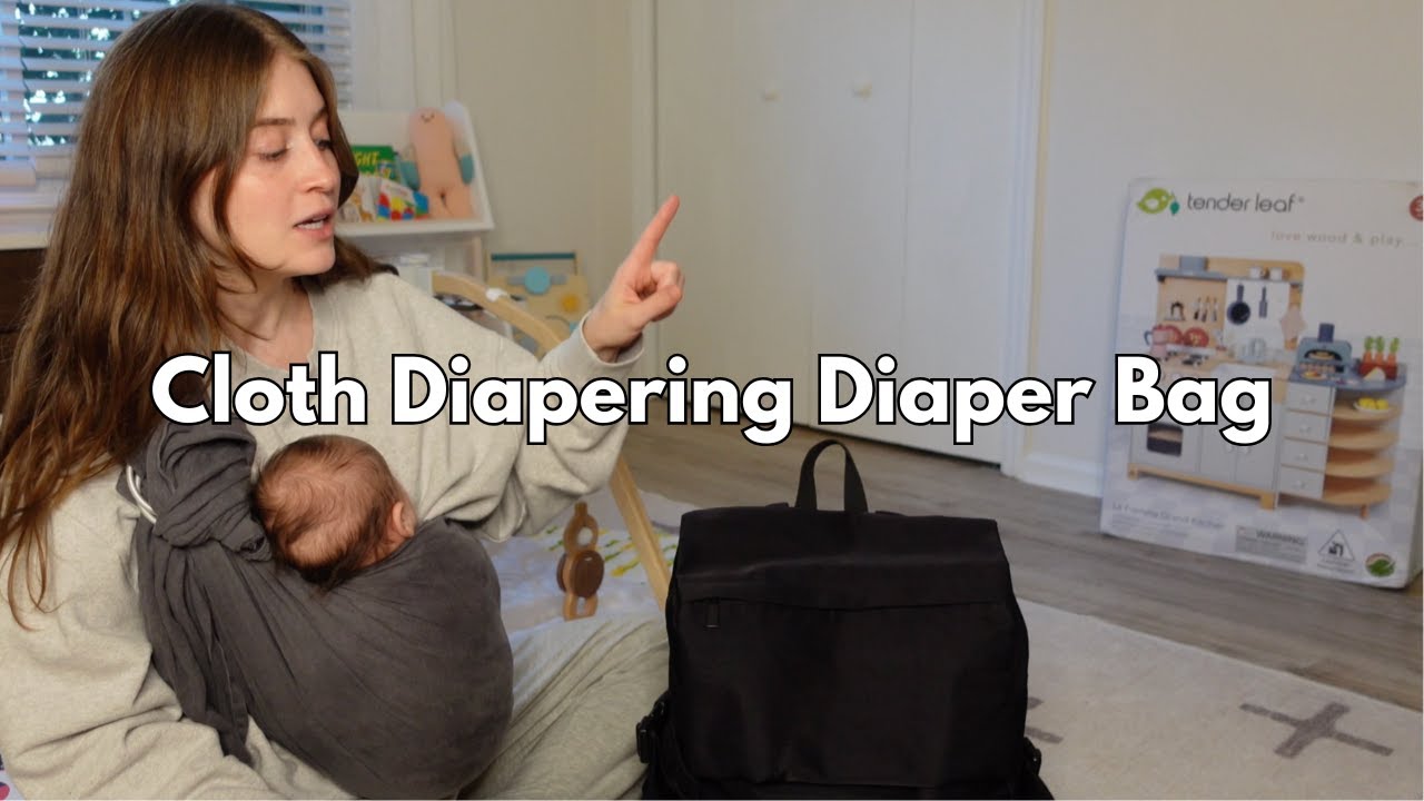 What's in my diaper bag full time cloth diapering