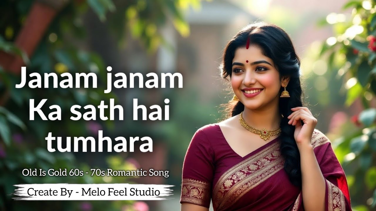 Janam Janam Ka Sath Hai Tumhara (60s - 70s) | Evergreen Romantic Melody | [Melo Feel Studio]