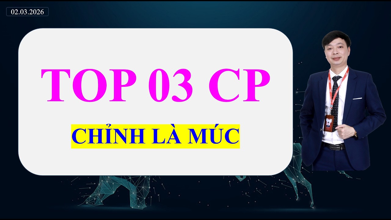 #747: Vnindex 03/03, TOP CP càng chỉnh càng mua