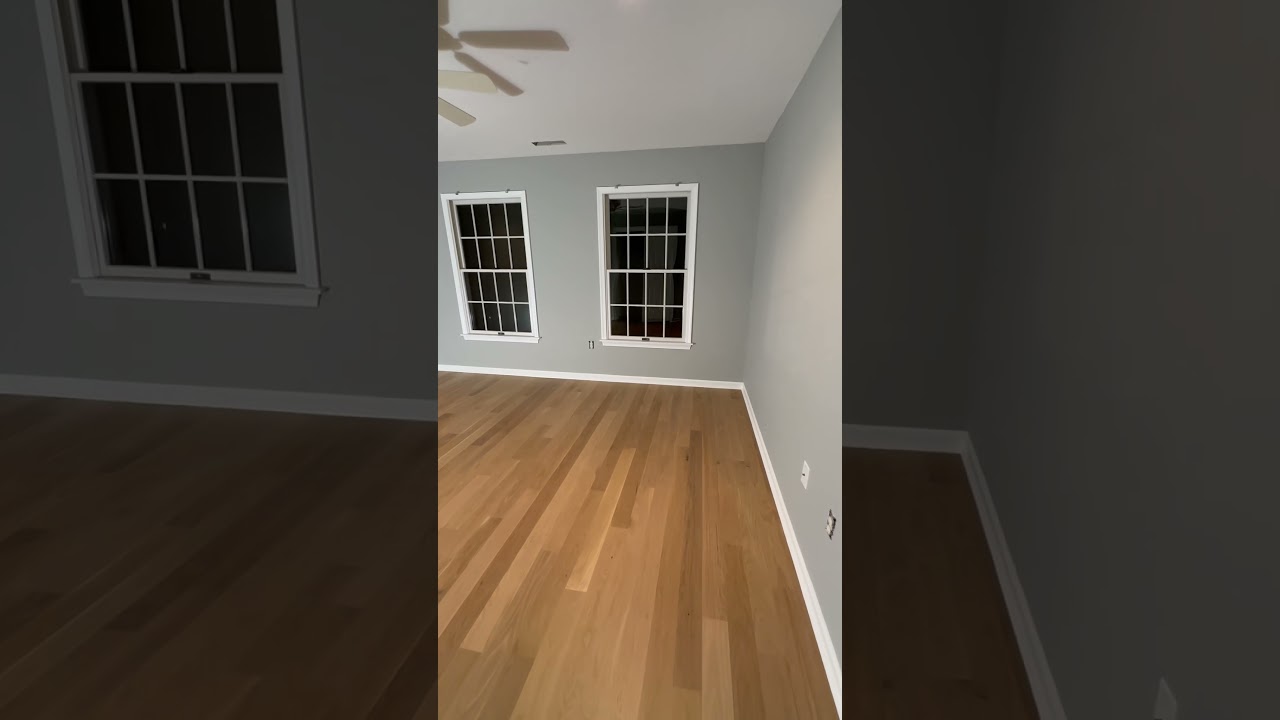Sherwin Williams &ldquo;Light French Gray&rdquo; painted with a 1/4&rdquo; nap cover #pov #beforeandafter #painting