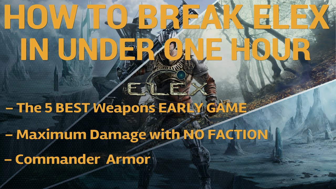 Elex PS5 - MAX DAMAGE Early with Best Armor and No Faction
