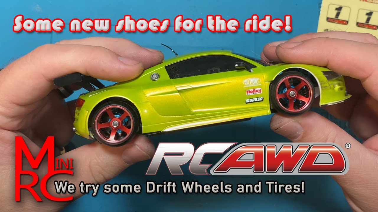 Mini Z and 1/28th - RCAWD Wheels and Tires on the WLToys RWD Converted 28th Scale!