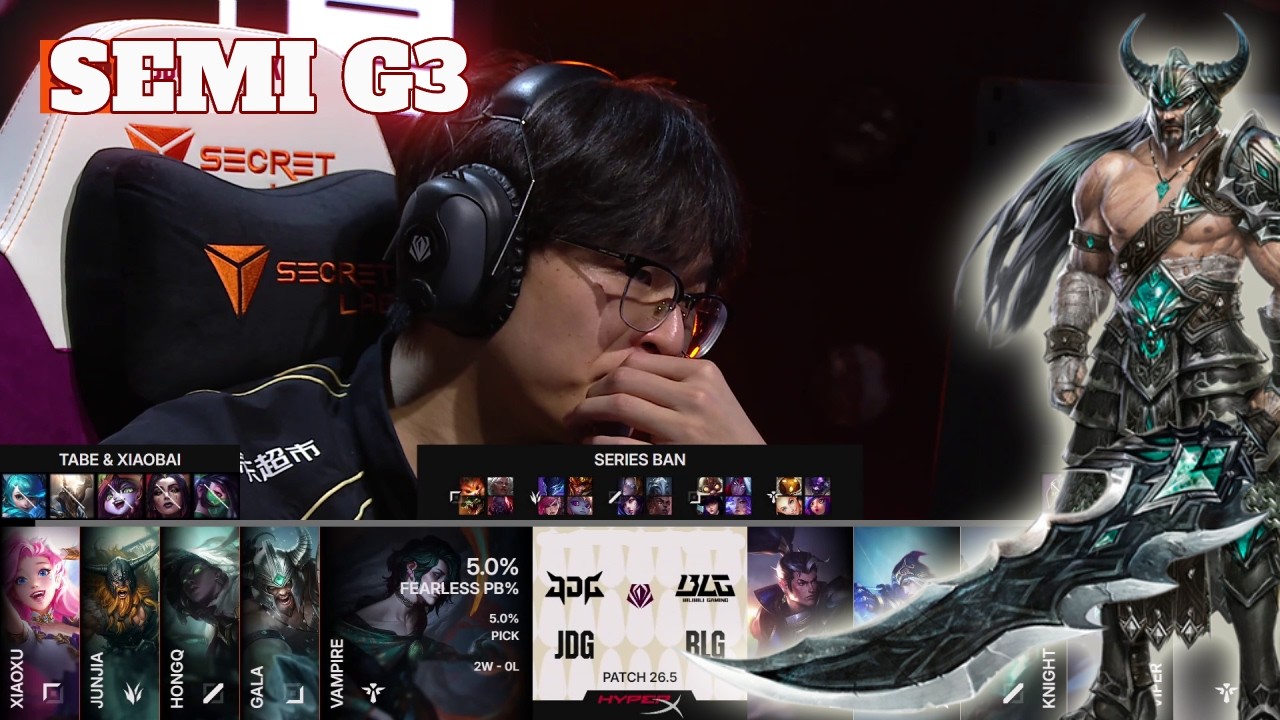 JDG vs BLG - Game 3 | Semi Final First Stand 2026 | JD Gaming vs Bilibili Gaming G3 full game