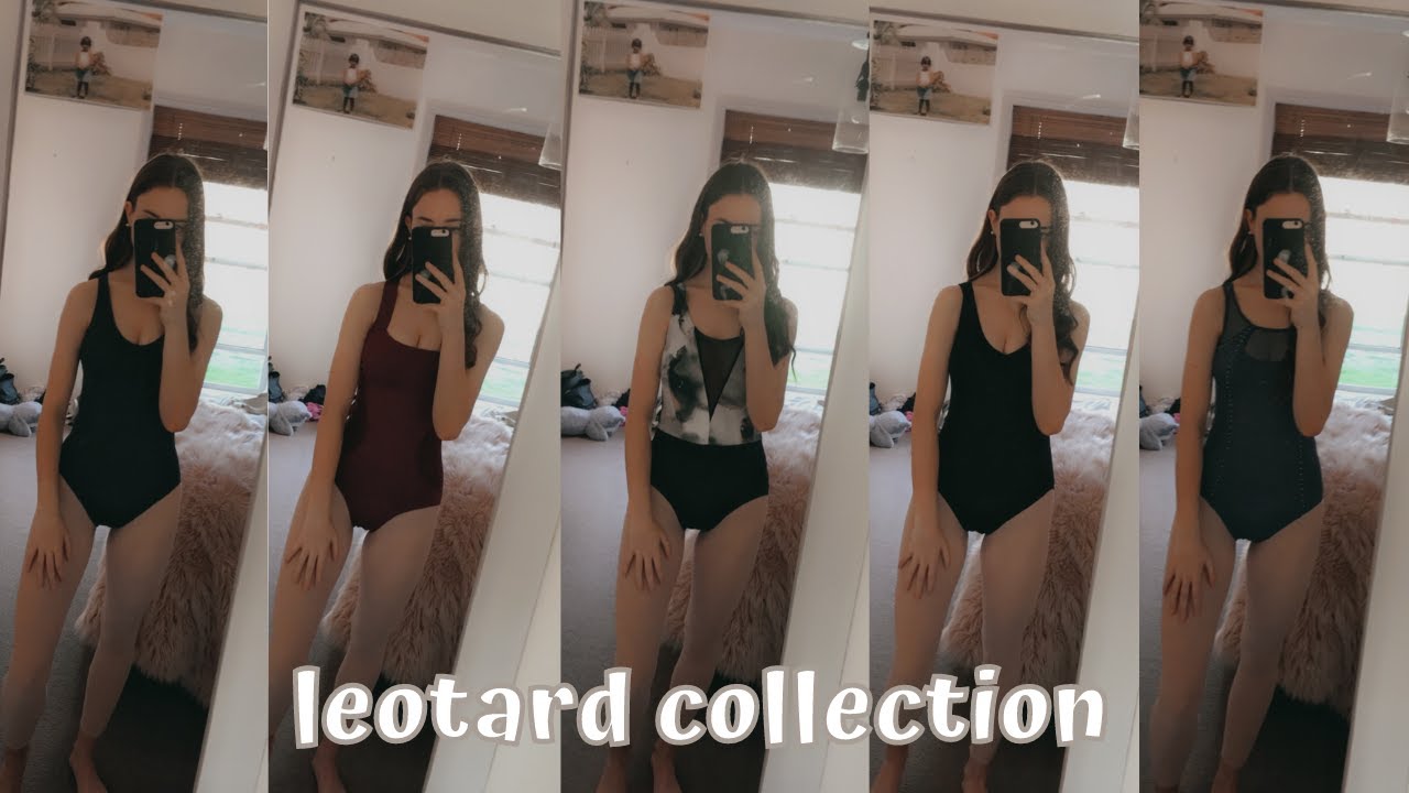 my ballet leotard collection *try on*