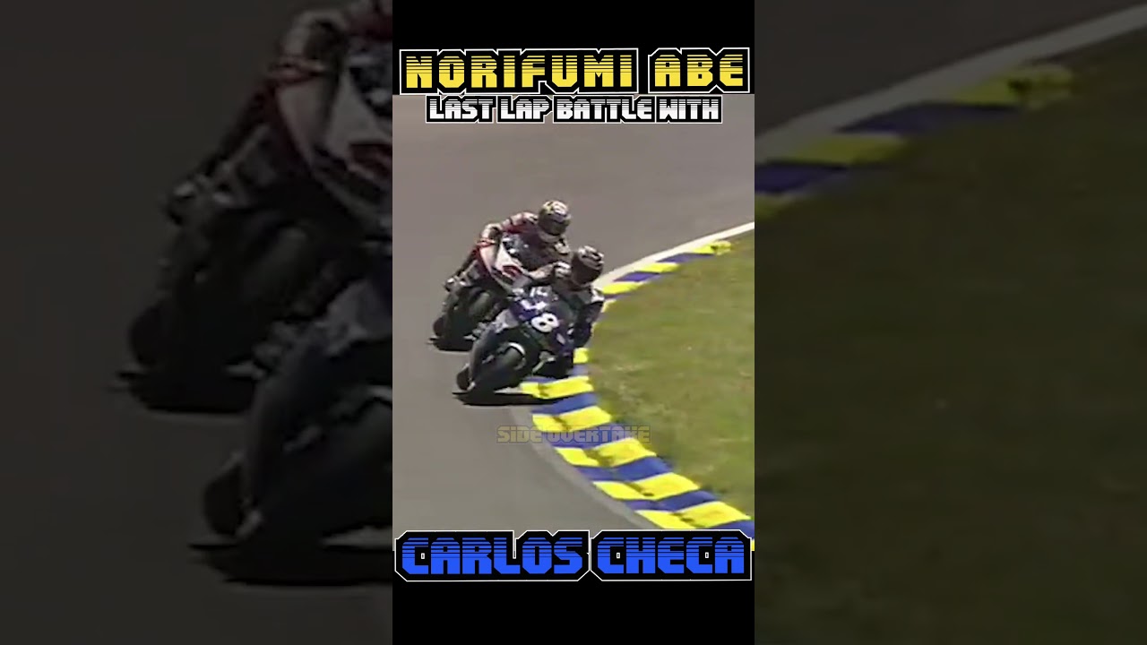 Norifumi Abe Last Lap Battle With Carlos Checa #2stroke #gp #racing #battle #lastlap #abe #checa