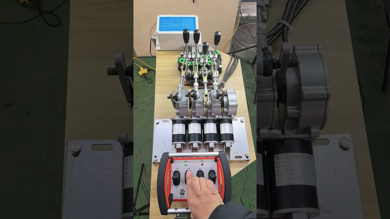 telescopic motor crane wireless remote control radio Cranes Lifts Manipulator excavator kit#crane