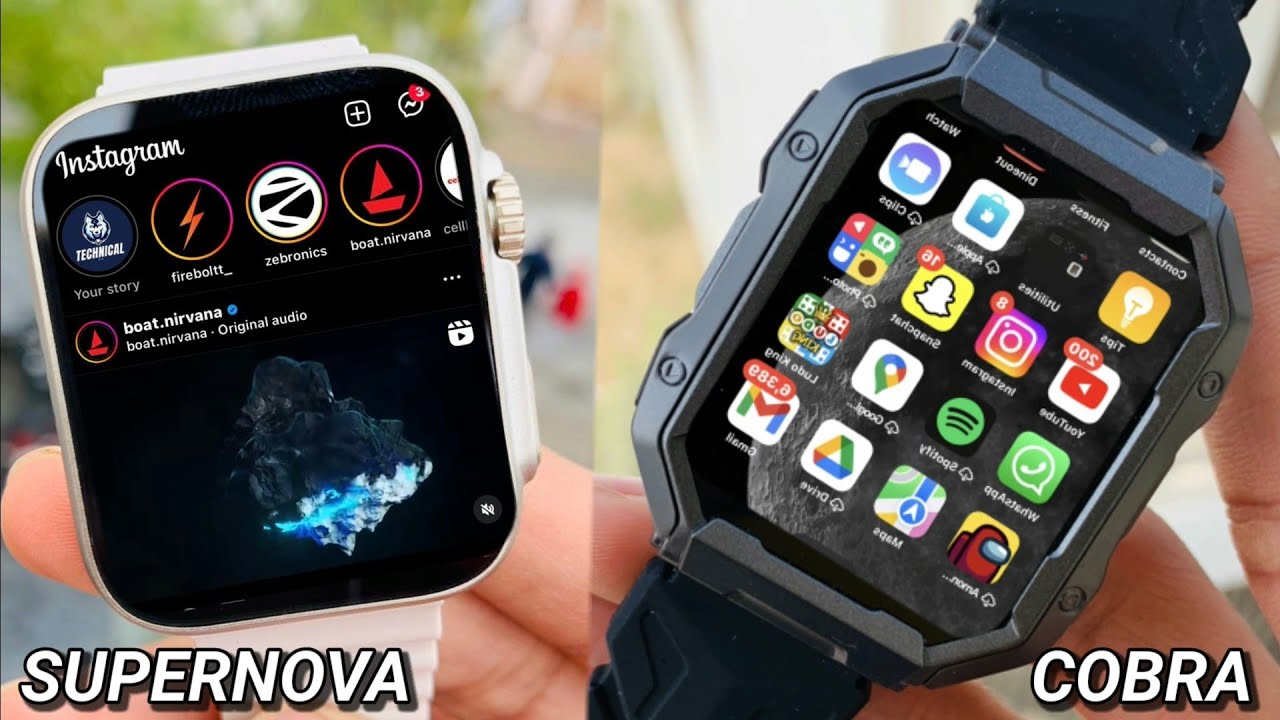 Firebolt Cobra Vs Firebolt Supernova🔥 | Full Comparison | Best Smart Watches From Fireboltt