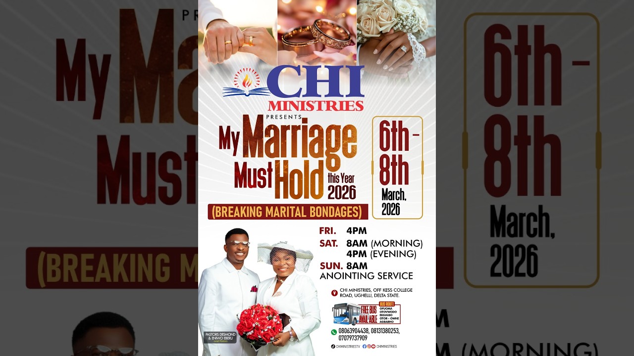 MY MARRIAGE MUST HOLD THIS YEAR 2026 (DAY 1) with Pst Desmond Oghenenyerovwo Eberu