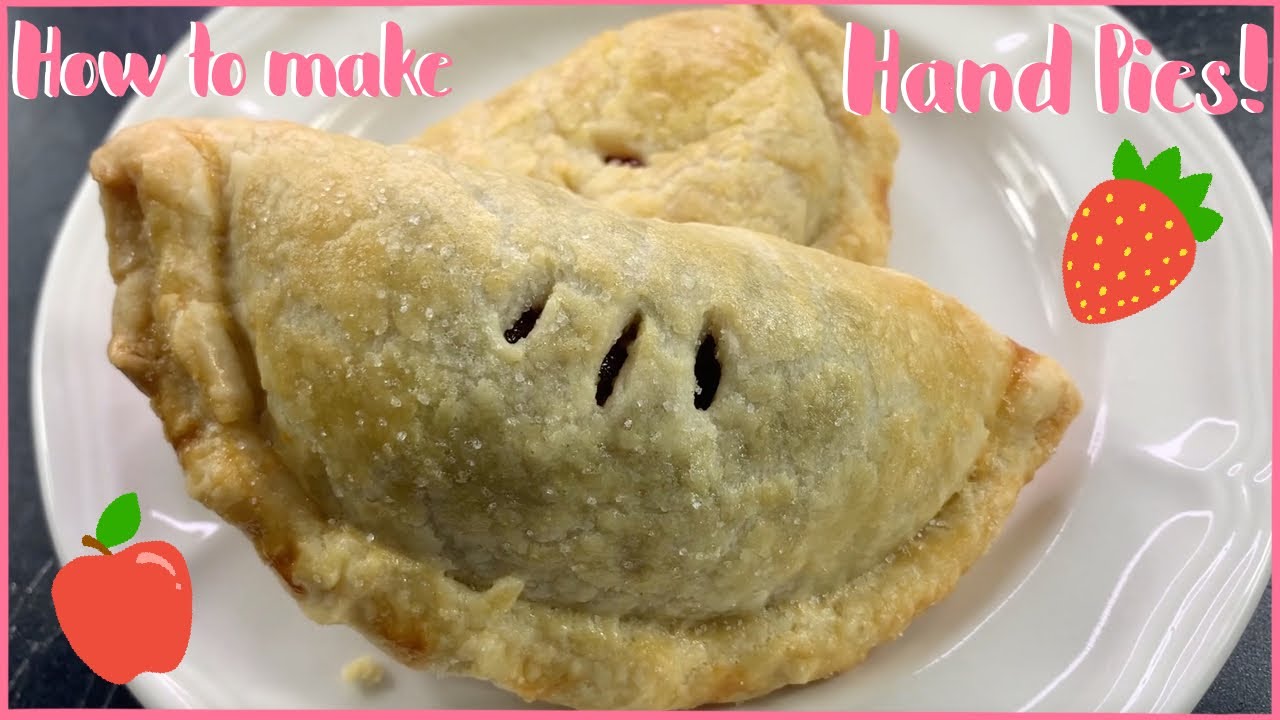 HOW TO MAKE HAND PIES | APPLE PIE | STRAWBERRY CHEESECAKE PIE!