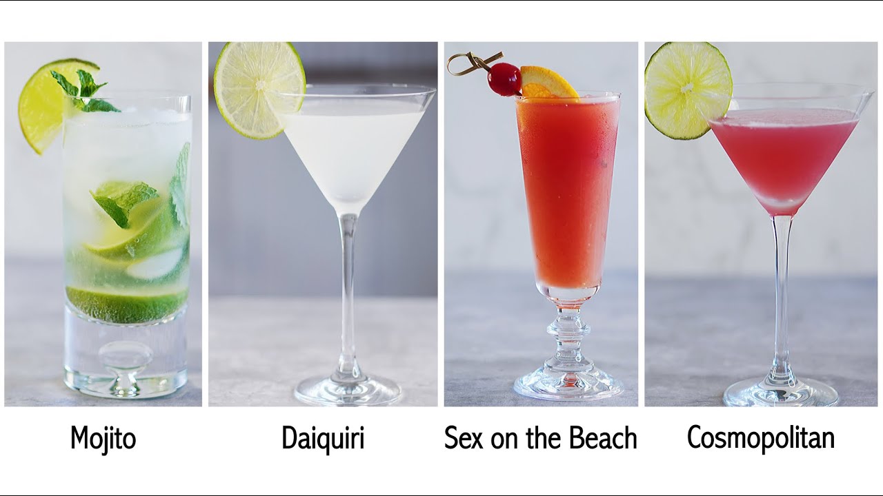 12 Signature Cocktails &ndash; Quick Intro to 6 Base Liquors and Recipes for 12 Classic Drinks