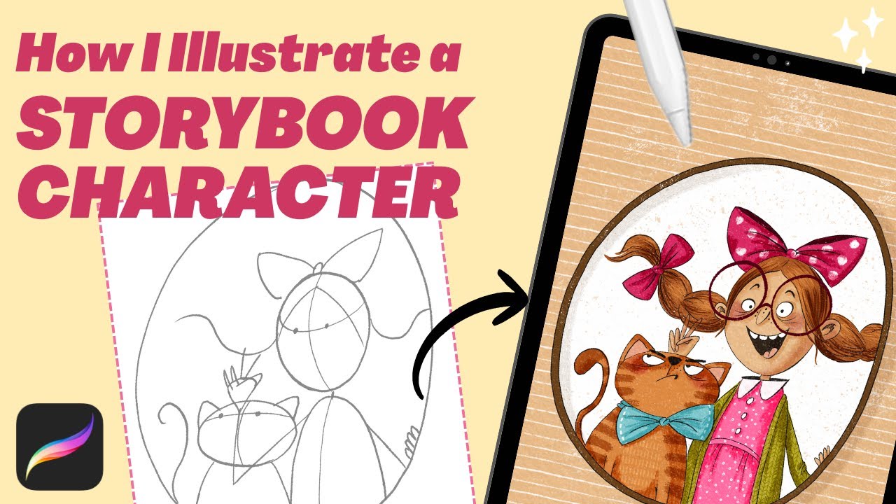 From First Sketch to Finished Illustration &mdash; My Storybook Procreate Workflow