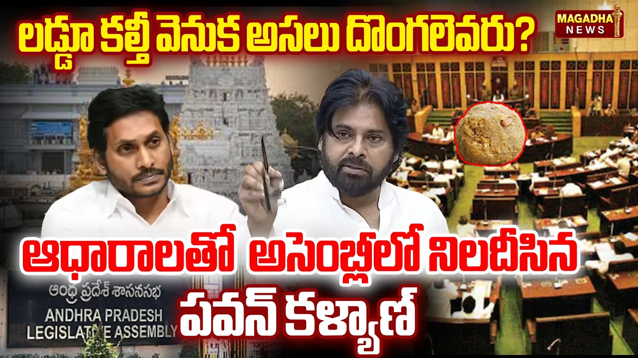 లడ్డూ కల్తీ వెనుక అసలు దొంగలెవరు? అసెంబ్లీలో పవన్ కళ్యాణ్ ఆధారాలతో సహా నిలదీత | Pawan Kalyan | AP |