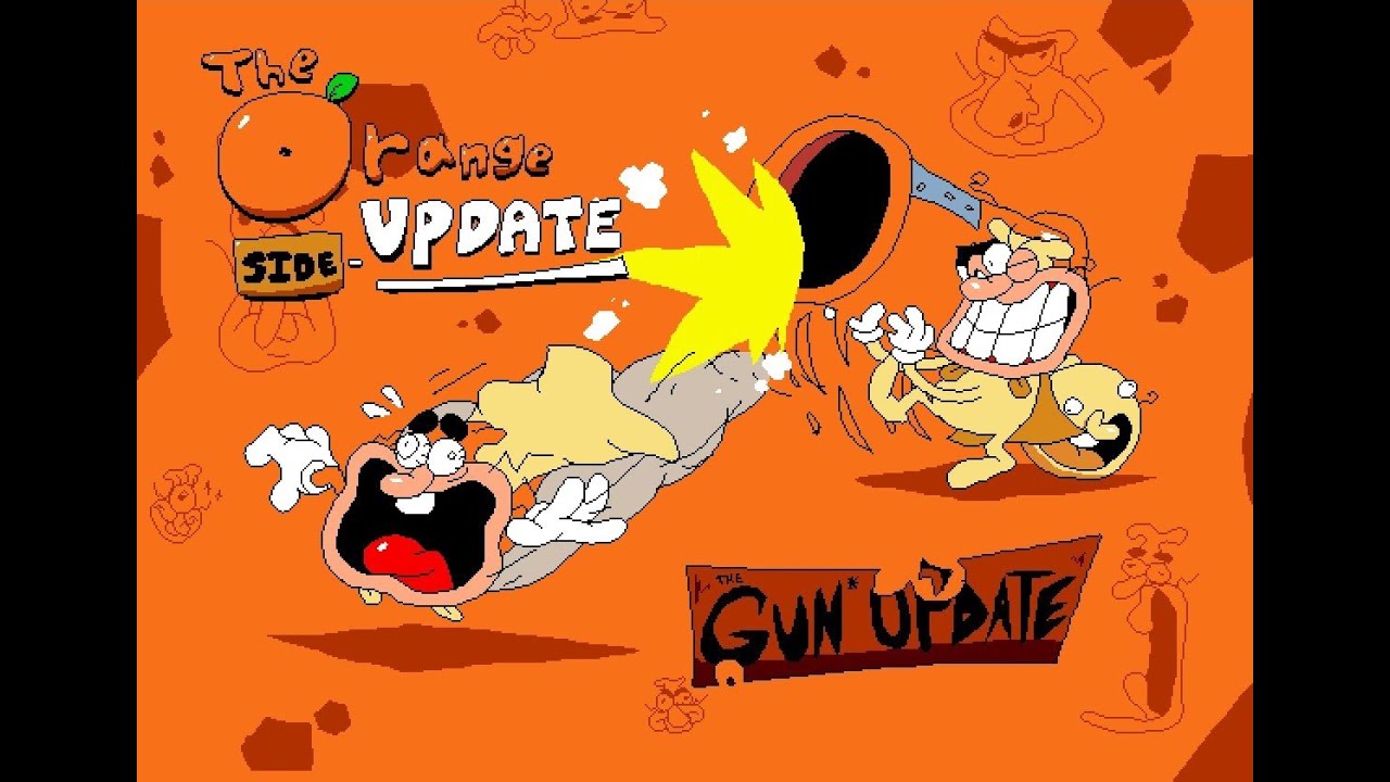 pizza tower The orange side-update mod: the gun* update