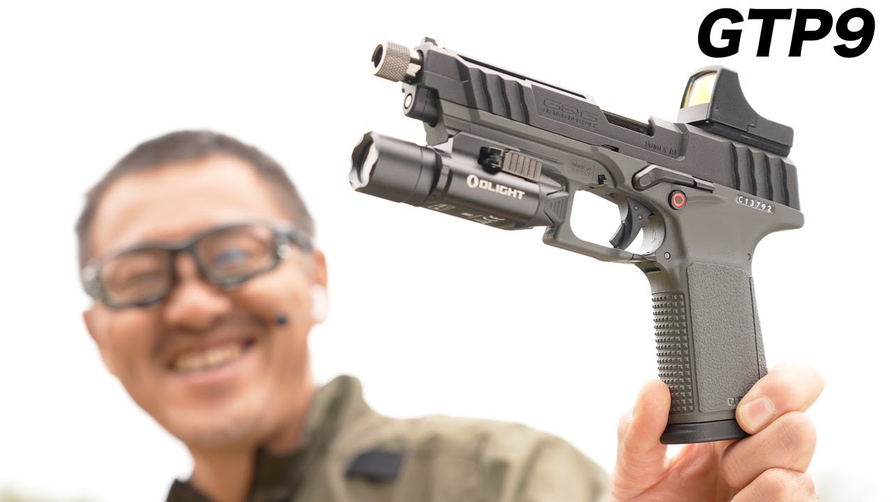 G&G GTP9 ガスブロ ガスガン マイクロプロサイト Black/Gray エアガンレビュー