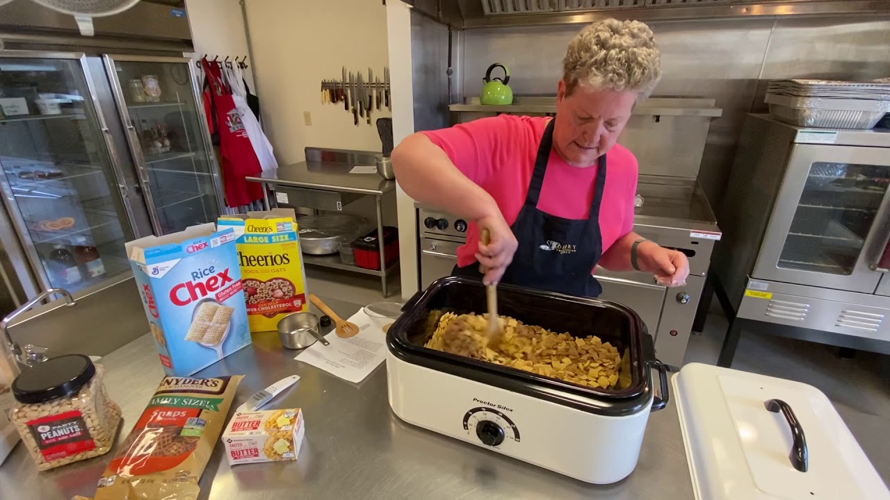Learn How to Make a Huge Batch of Chex Mix