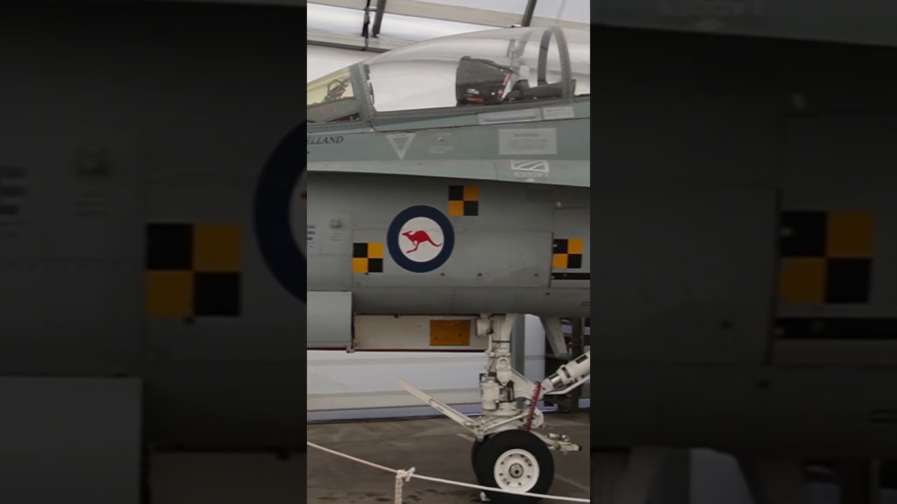 RAAF F-18 Legacy Hornet on Display
