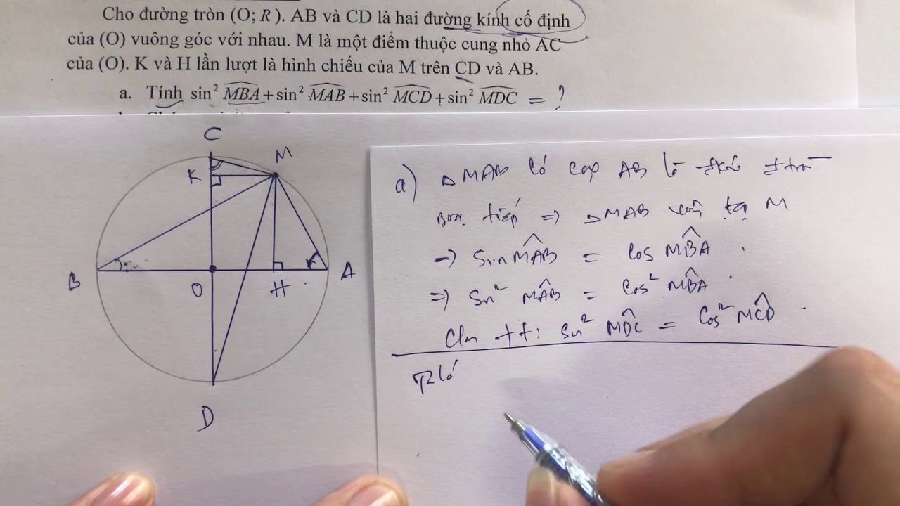 Hình học 9: đường tròn nâng cao (phần 1)