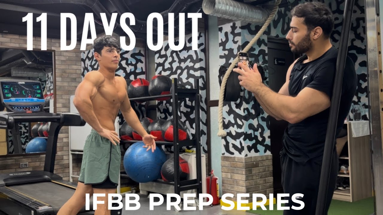 Yarışa 11 G&Uuml;N QALIB | Coach Taleh D&uuml;nyamalıyev ilə idman və yeni zal turu | IFBB Prep Vlog