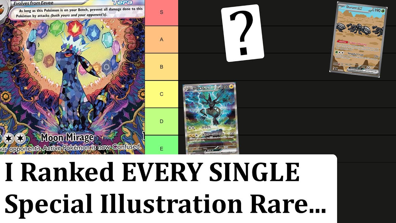 I ranked EVERY SINGLE Special Illustration Rare Pokémon...