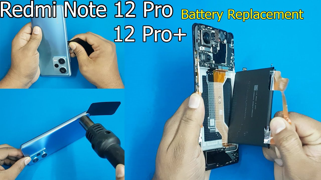 Redmi Note 12 Pro / POCO X5 Pro 5G Battery Replacement | How to Change Redmi Note 12 Pro Battery