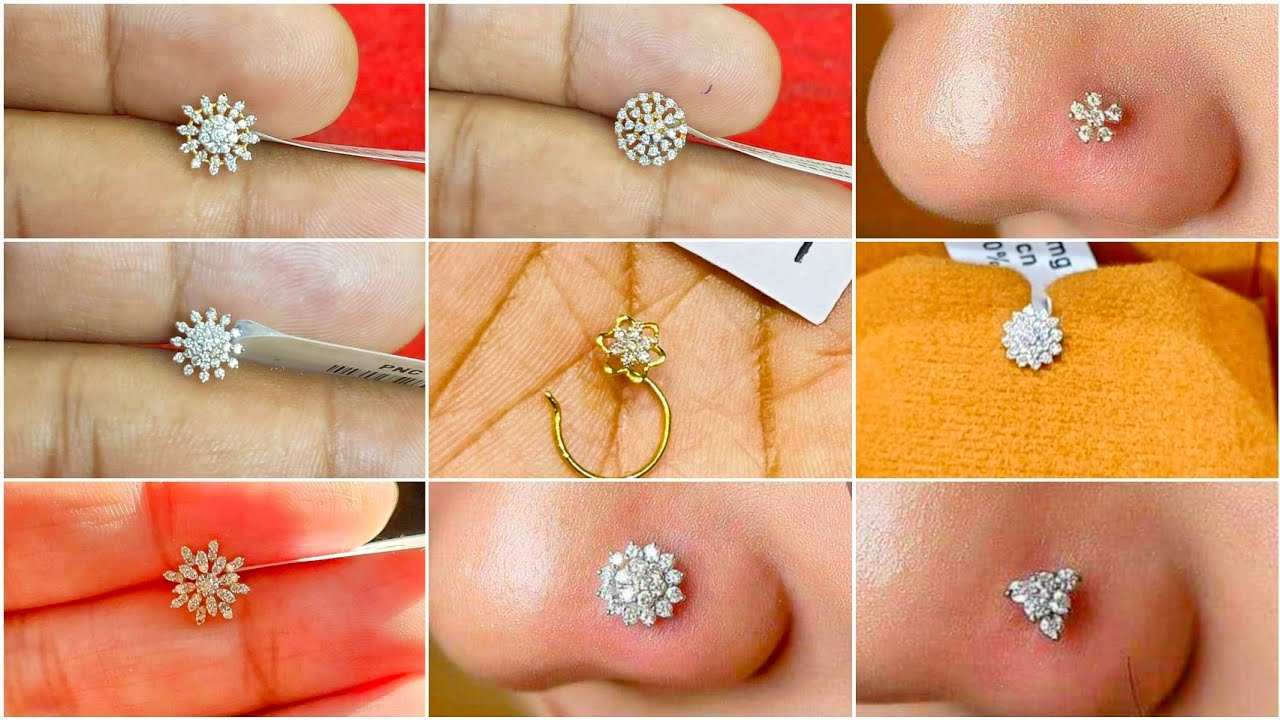 Diamond Nose Pin designs | Latest Diamond Nose Pin | Diamond Nose Pin Collection ||