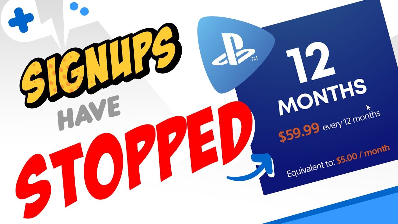 Sony STOPPED PlayStation Now SIGNUPS