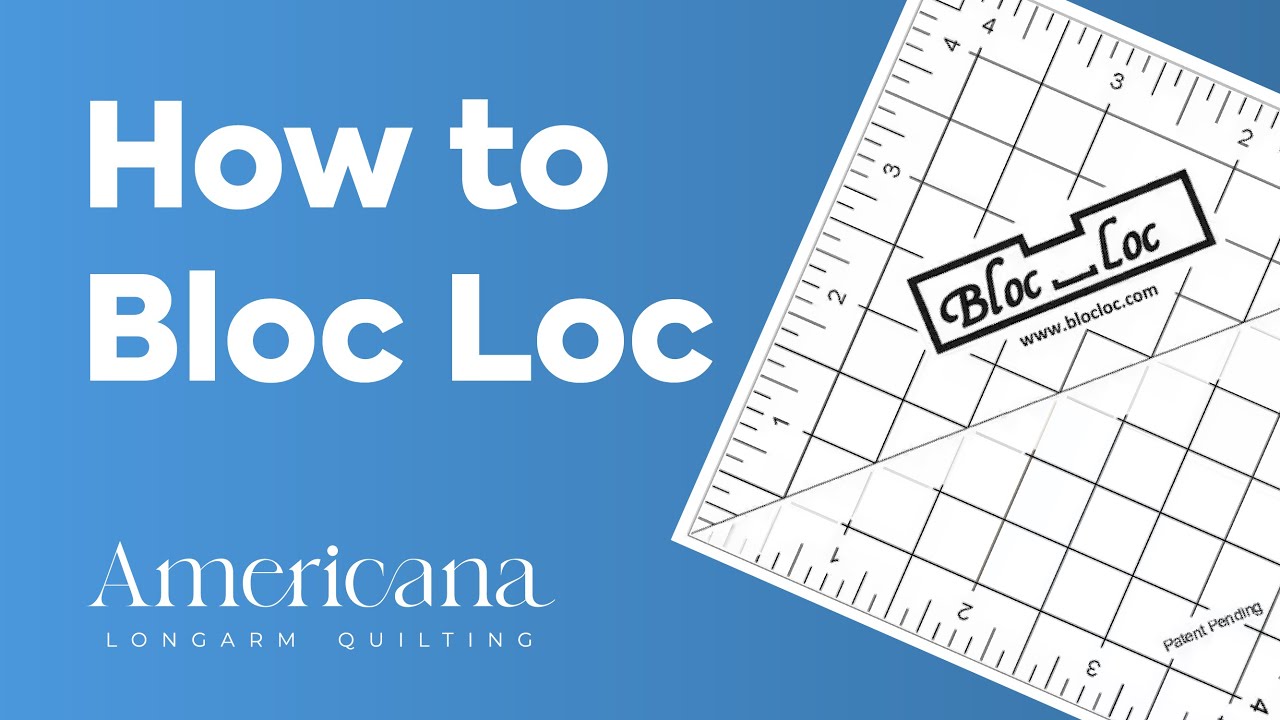 How to Use the Bloc Loc Rulers | Half-Square Triangles & Flying Geese | Americana Quilting