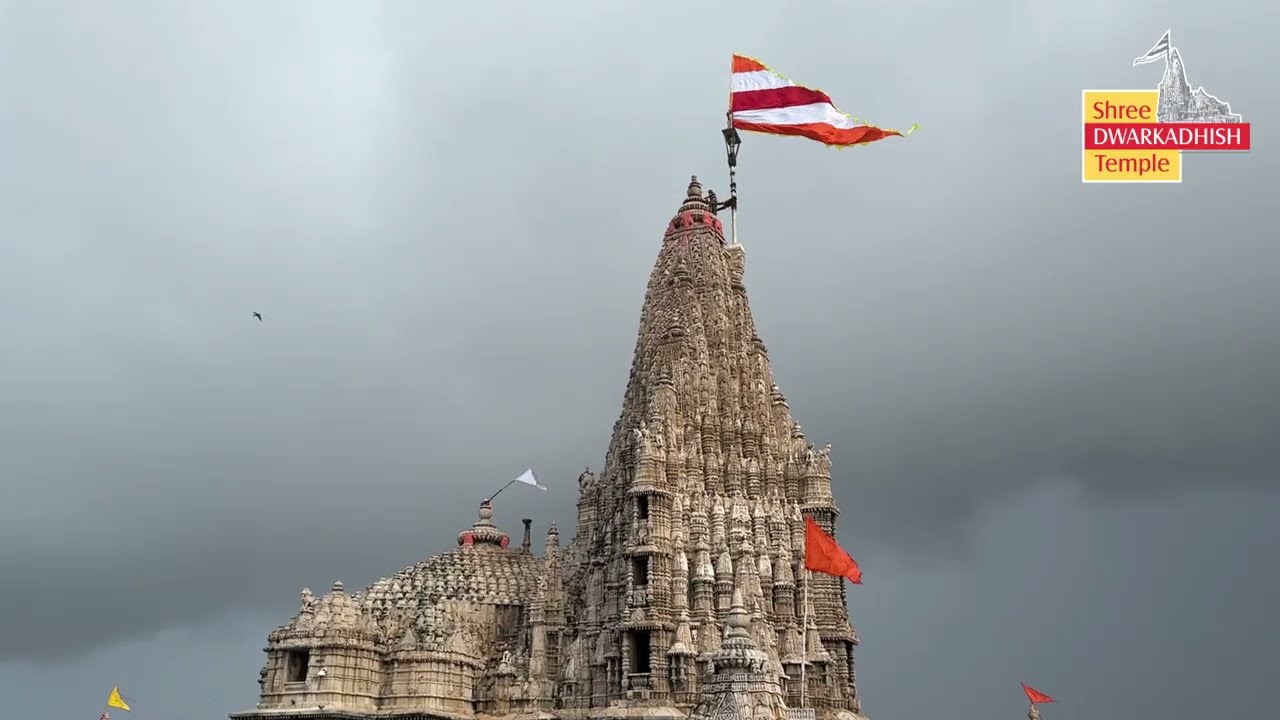 Dwarkadhish Temple Dhwaja Arohan Dt.23/08/2025