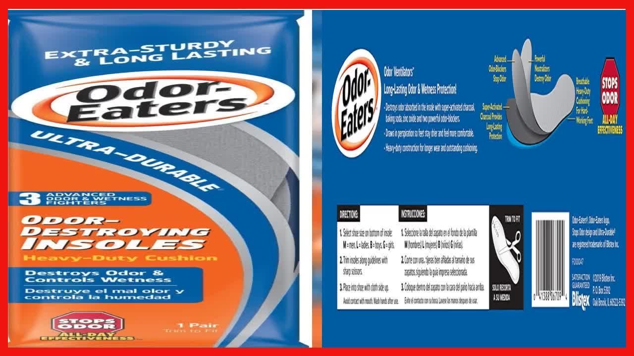 Great product -  Odor-Eaters Ultra-Durable, Heavy Duty Cushion Insoles, 1 Pair (285791)