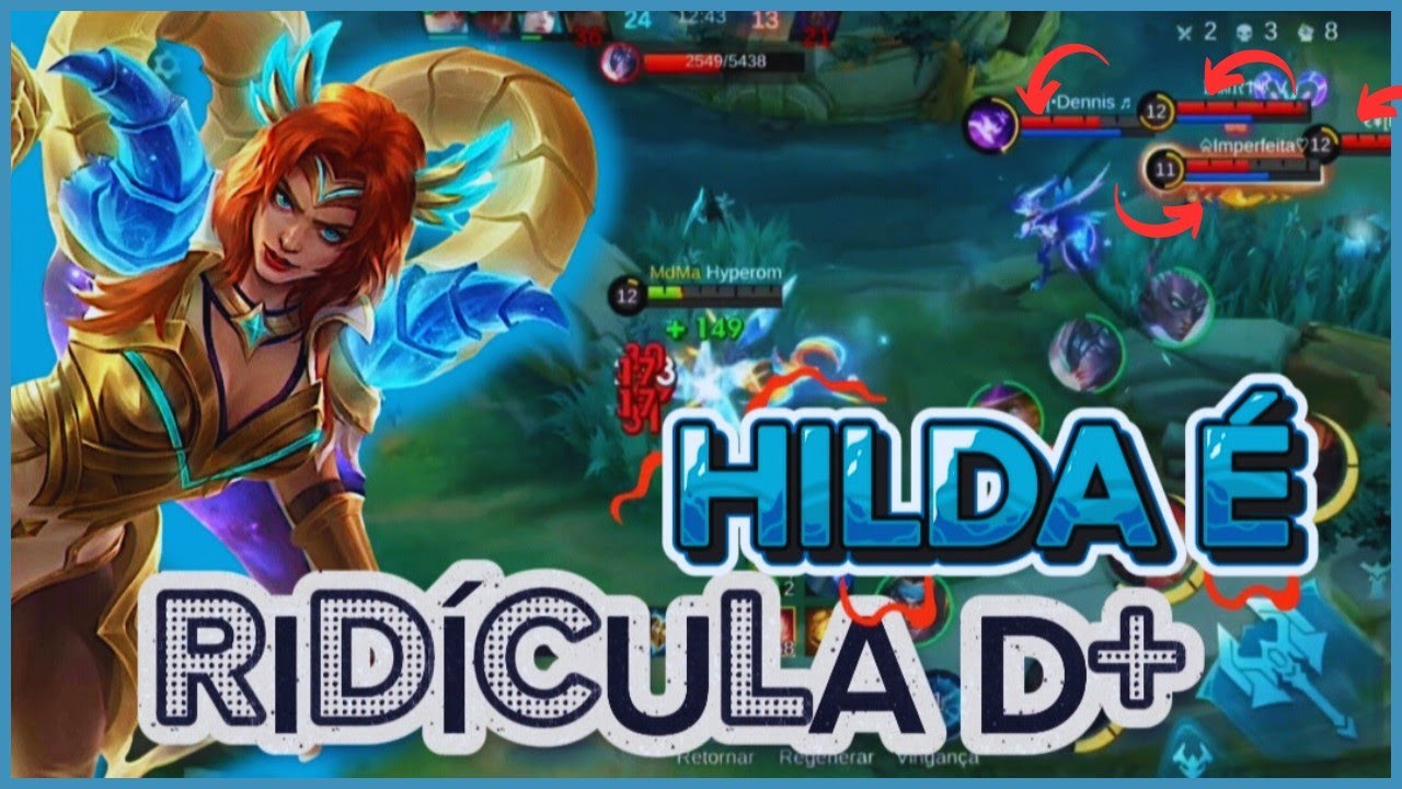 VAMOS TODOS PERDER....MAS ESSA NÃO HAHAHAHA l HILDA GAMEPLAY l MOBILE LEGENDS BANG BANG