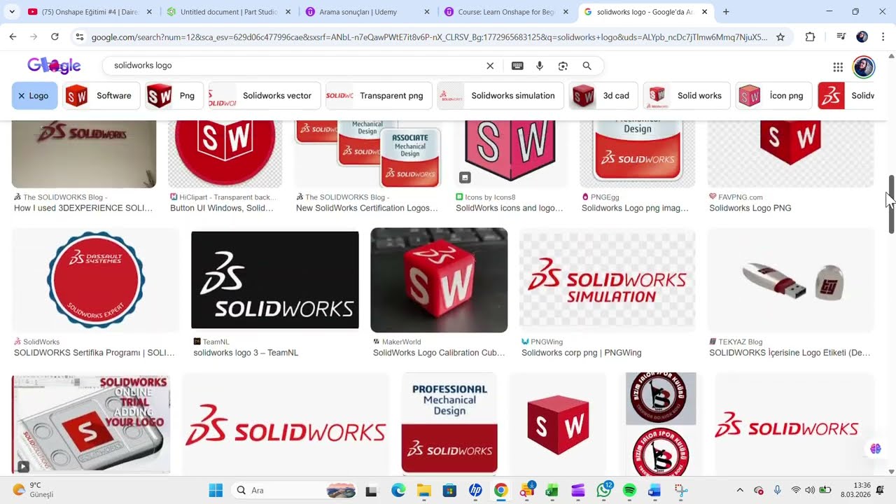 SOLİDWORKS'U KURAMADIN MI? BİR DE BUNU DENE : 