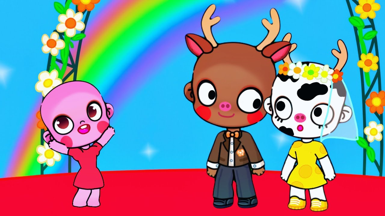 Peppa pig in Avatar World | Wedding Day! 💍🐄