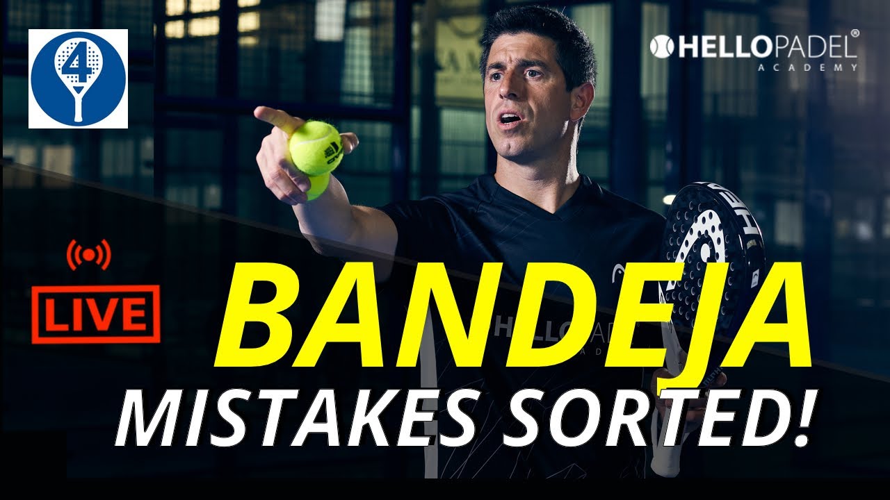 BANDEJA shot - Mistakes sorted at HELLO PADEL ACADEMY with @the4Set Padel