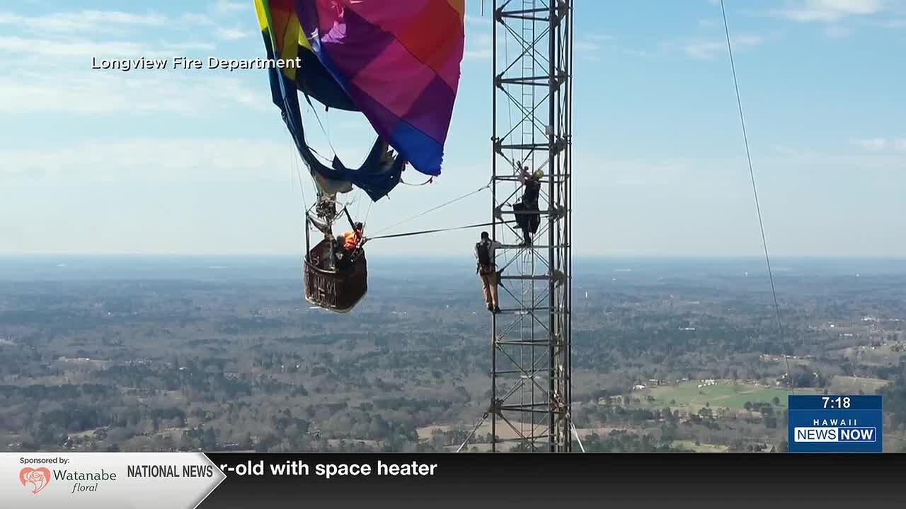 What's Trending: Hot air balloon rescue