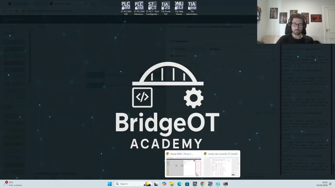 IT/OT #04 | Integração IT/OT na prática: PLC Sim Advanced + Node-RED