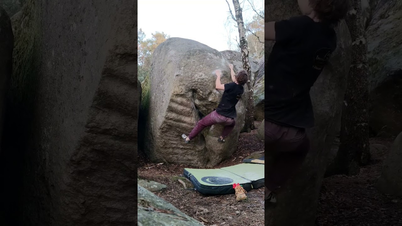 Epee, 7b, Fontainebleau #bouldering #fontainebleau #climbing